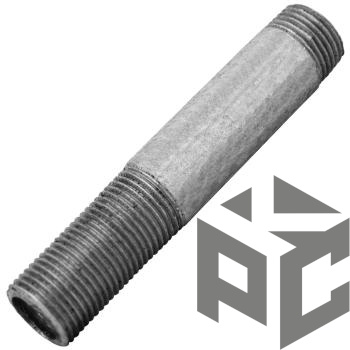 Сгон сталь оцинк. Ду 32 L=130мм от производителя "Рускон"