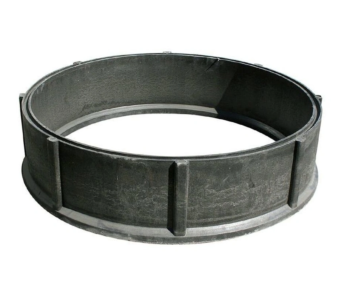 Кольцо колодца полимер-песчаный Ду1000 черный