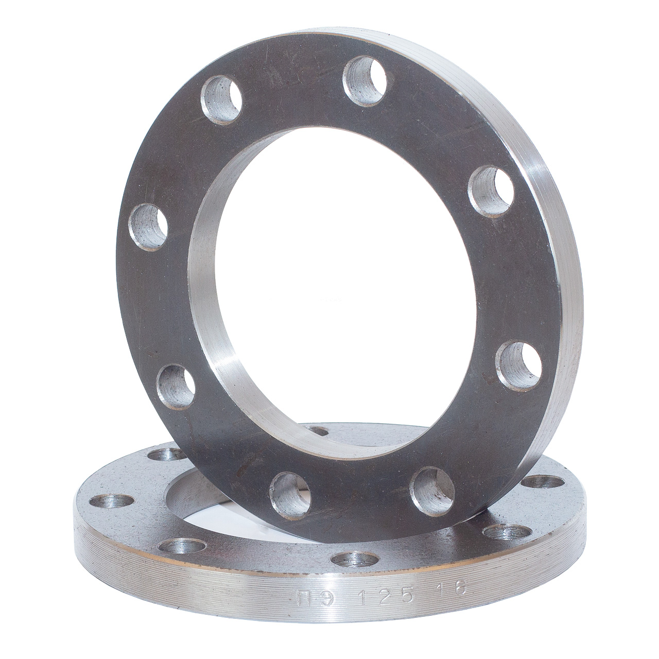 Фланец стальной расточенный под ПЭ втулку Дн 90 Ру 16 (L)  Техкомплект (b=16мм)
